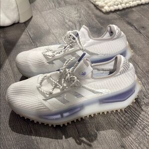 Adidas NMD S1 White and Gray Sneakers